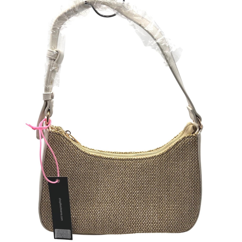 Like‎ Dreams Woven Hobo Baguette Bag Designer Style Purse Shoulder Bag NWT